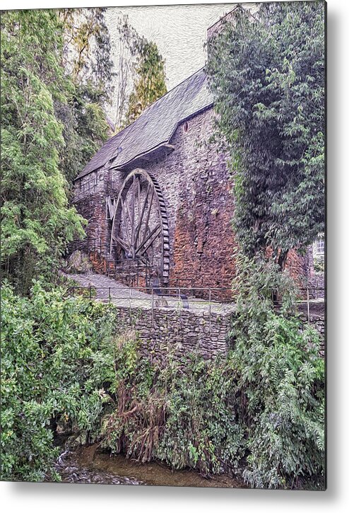 Mill Metal Print featuring the photograph Welsh Mill by R Thomas Berner