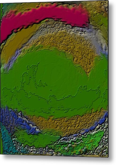 Colors Metal Print featuring the digital art Whirlpool colors by Dr Loifer Vladimir