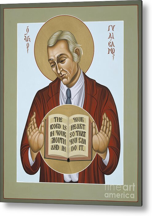 William Stringfellow Metal Print featuring the painting William Stringfellow Keeper of the Word 057 by William Hart McNichols