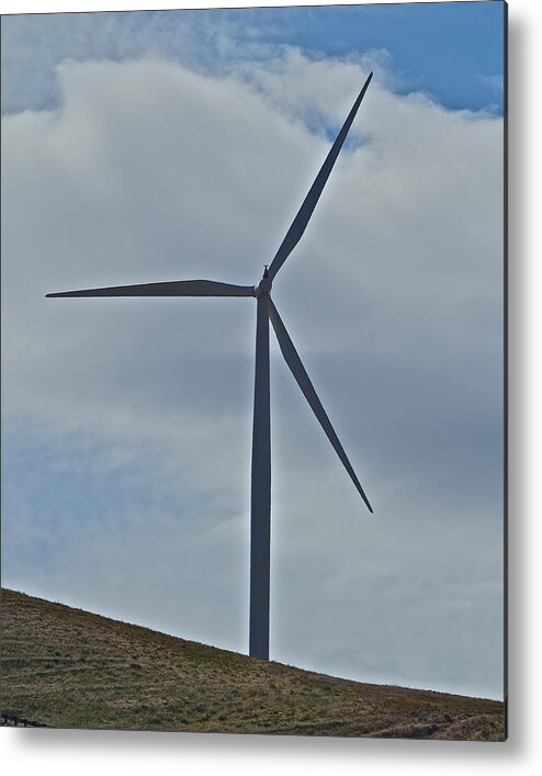 Wind Turbine Metal Print featuring the photograph Wind Power 4 by Todd Kreuter