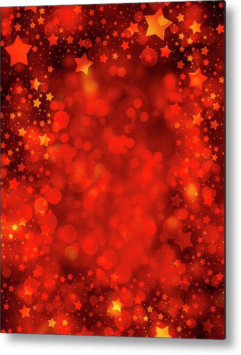 Holiday Metal Print featuring the digital art Christmas Background #1 by Sbayram