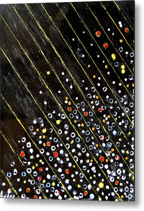 Color Abstraction-1 Metal Print featuring the painting Color Abstraction-1 #1 by Anand Swaroop Manchiraju