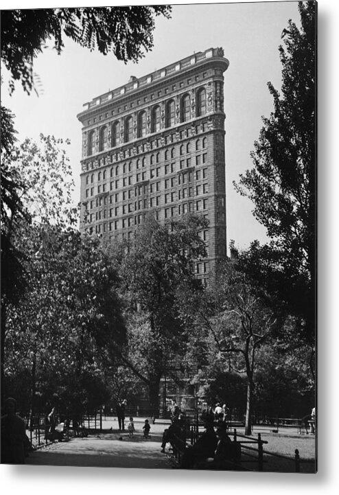 1950-1959 Metal Print featuring the photograph Flatiron Building, New York City #1 by George Marks