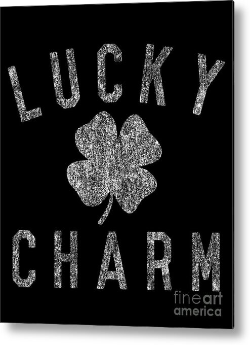 Cool Metal Print featuring the digital art Lucky Charm #1 by Flippin Sweet Gear