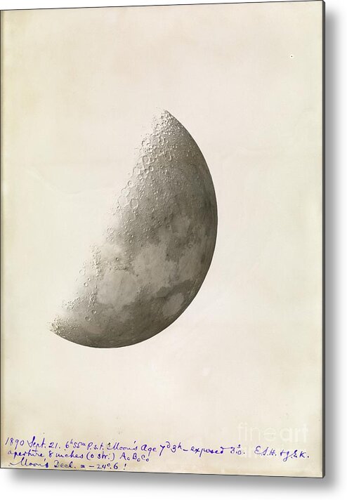 American Metal Print featuring the photograph Phase Of The Moon #1 by Royal Astronomical Society/science Photo Library