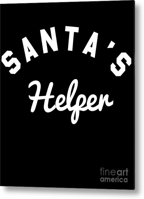 Helper Metal Print featuring the digital art Santas Helper #1 by Flippin Sweet Gear