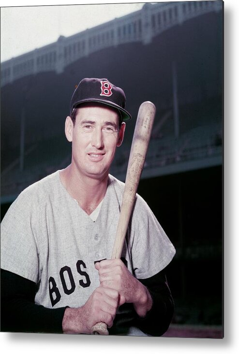 People Metal Print featuring the photograph Ted Williams #1 by Hulton Archive
