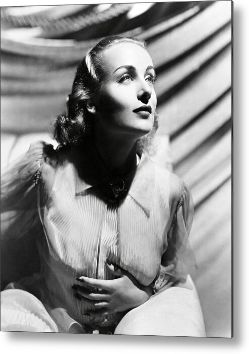 Carole Lombard Metal Print featuring the photograph Carole Lombard . by Album