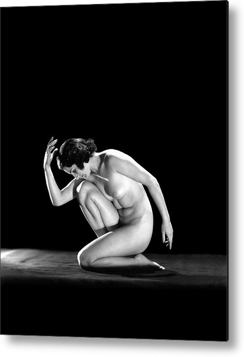 494px x 721px - 1930s Nude Woman In Classical Pose Art Metal Print by Vintage Images - Fine  Art America
