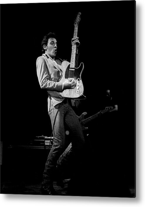 Bruce Springsteen Metal Print featuring the photograph Bruce Springsteen Live #2 by Larry Hulst