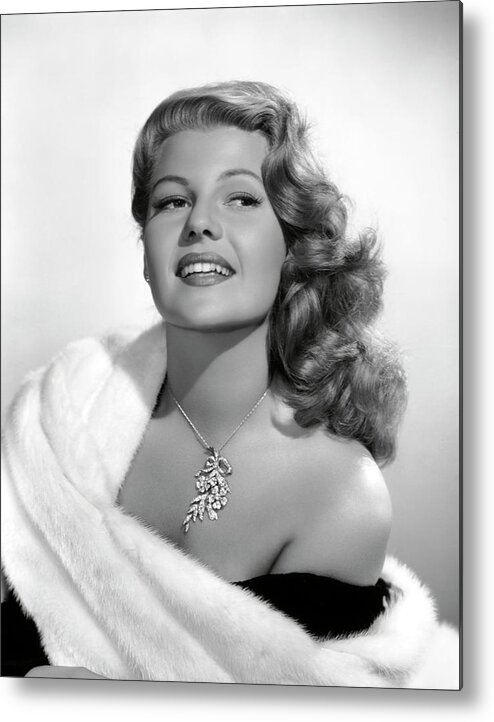 Rita Hayworth Metal Print featuring the photograph Rita Hayworth . #22 by Album