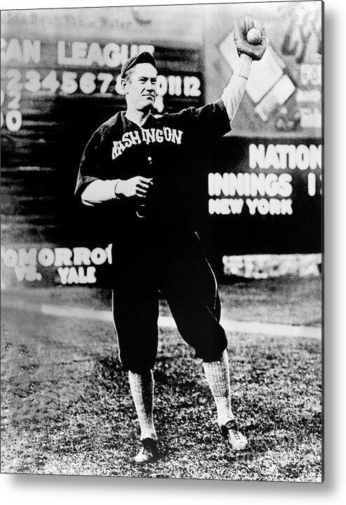 American League Baseball Metal Print featuring the photograph National Baseball Hall Of Fame Library #55 by National Baseball Hall Of Fame Library