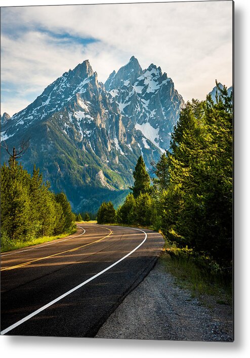 Grand Teton Metal Print featuring the photograph A Way Forward by Syed Iqbal