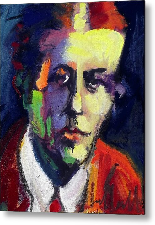 Painting Metal Print featuring the painting Armin O. Hansen by Les Leffingwell