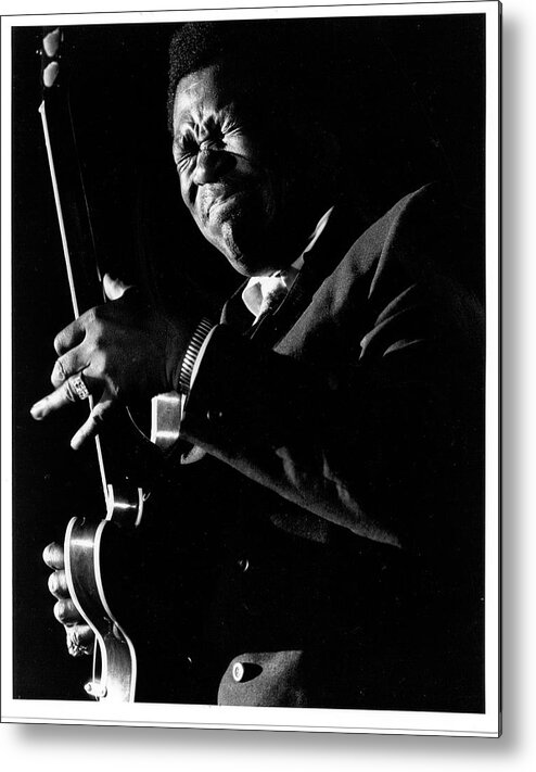 B.b. King Metal Print featuring the photograph Bb King Performing by Tom Copi