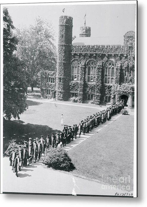 Education Metal Print featuring the photograph Bryn Mawr Commencement Ceremonies by Bettmann