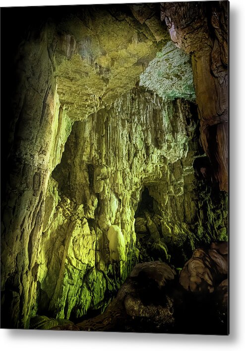 Colombia Metal Print featuring the photograph Cathedral Room Tuluni Caves Chaparral Tolima Colombia by Adam Rainoff