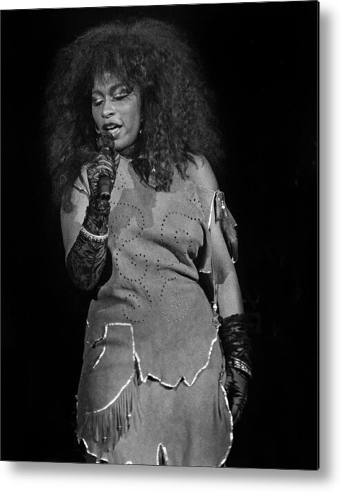 Artist Metal Print featuring the photograph Chaka Khan Live In Concert by Raymond Boyd