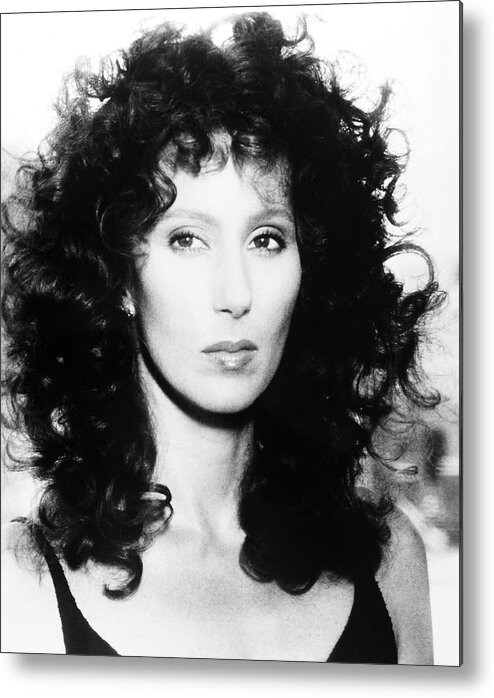 Cher Metal Print featuring the photograph CHER in MASK -1985-. by Album
