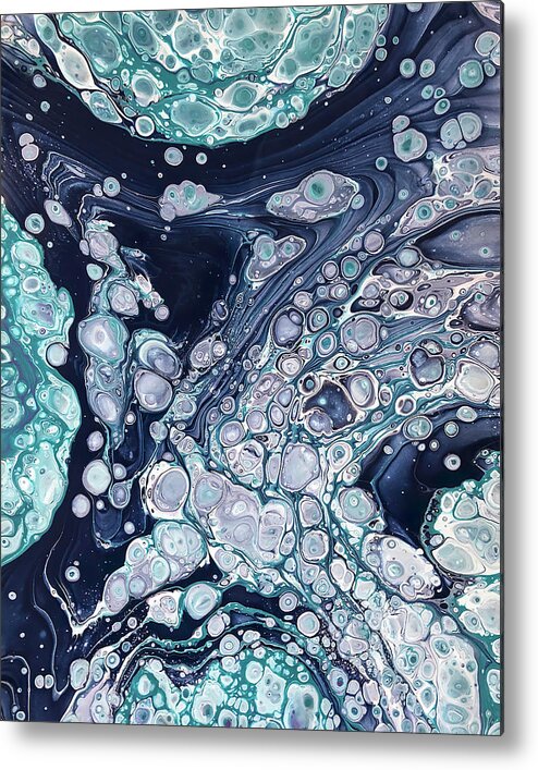 Acrylic Metal Print featuring the painting Cooling Off by Teresa Wilson by Teresa Wilson