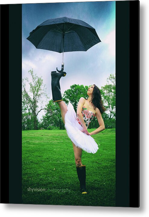 Dancing Umbrella Metal by Scott Shy - Pixels