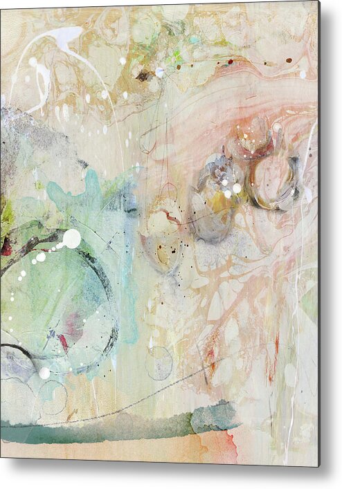 Abstract Metal Print featuring the mixed media Dancing With Venus by Karen Lynch