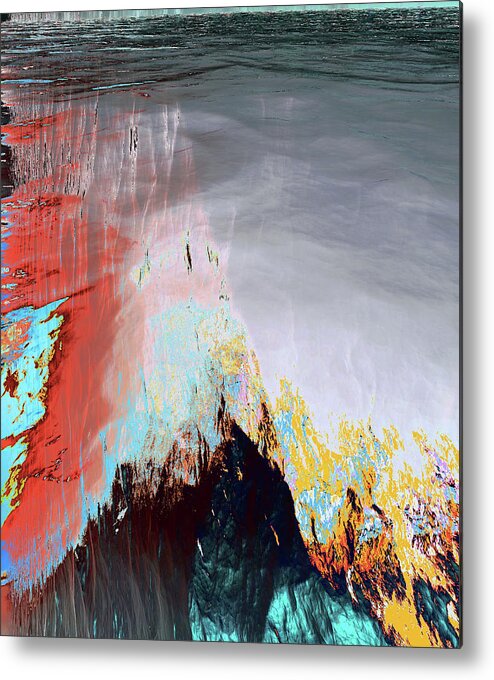 Deluge 22 Metal Print featuring the digital art Deluge 22 by Laura Boyd