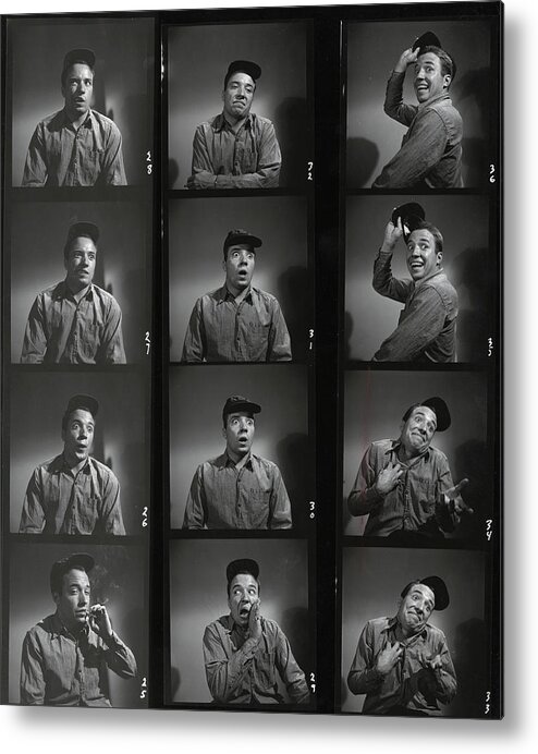 People Metal Print featuring the photograph Dick Wesson Portraits by Archive Photos
