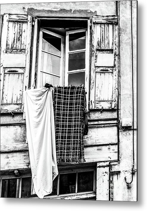 Architecture Metal Print featuring the photograph Franch Laundry by Thomas Marchessault