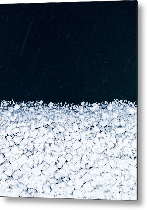 Ice Metal Print featuring the photograph Ice by Witold Ziomek