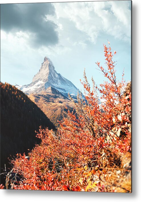 Landscape Metal Print featuring the photograph Incredible Colorful Landscape by Ivan Kmit