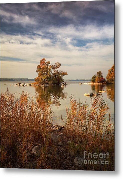 Sweden Metal Print featuring the photograph Lake landscape by Sophie McAulay