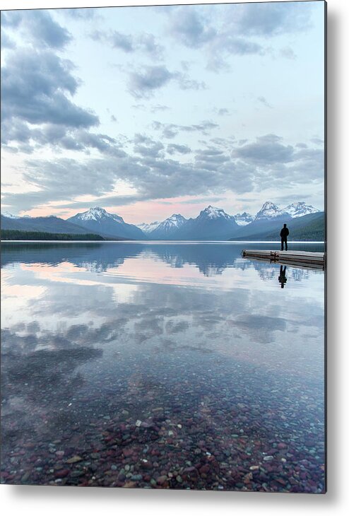 National Park Metal Print featuring the photograph Lake McDonald by Steven Keys