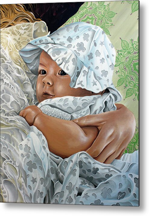  Metal Print featuring the painting Layla by William Love