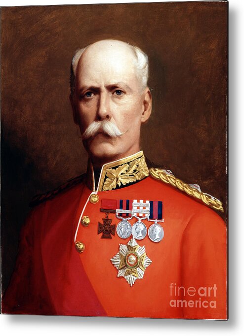 Soldier Metal Print featuring the painting Lieutenant General Sir Henry Marshman Havelock-allan by English School