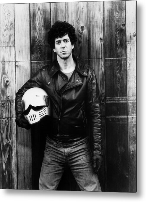 Rock Music Metal Print featuring the photograph Lou Reed Promo Shot by Hulton Archive