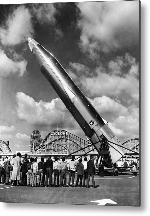 Child Metal Print featuring the photograph Missile And Cyclone by Hulton Archive