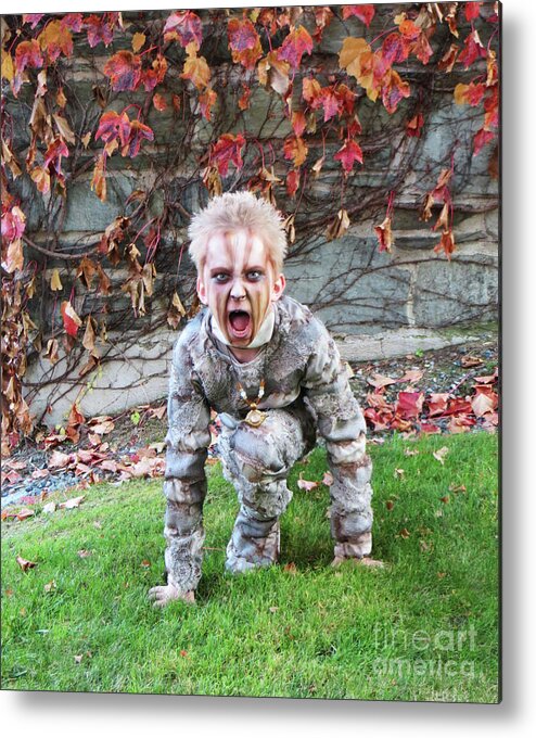 Halloween Metal Print featuring the photograph Mummy Costume 7 by Amy E Fraser