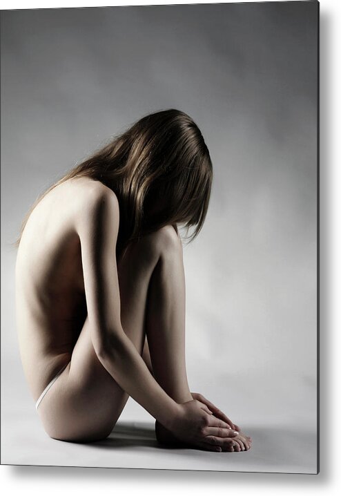 People Metal Print featuring the photograph Naked Woman by Buena Vista Images