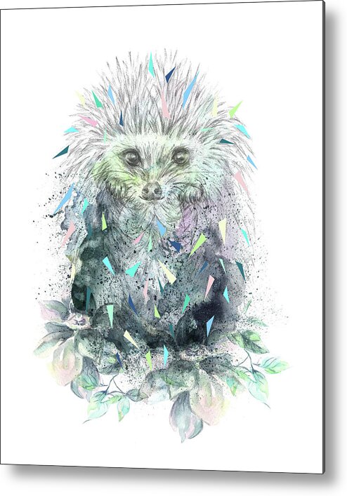 Paco Metal Print featuring the mixed media Paco by Kokoma