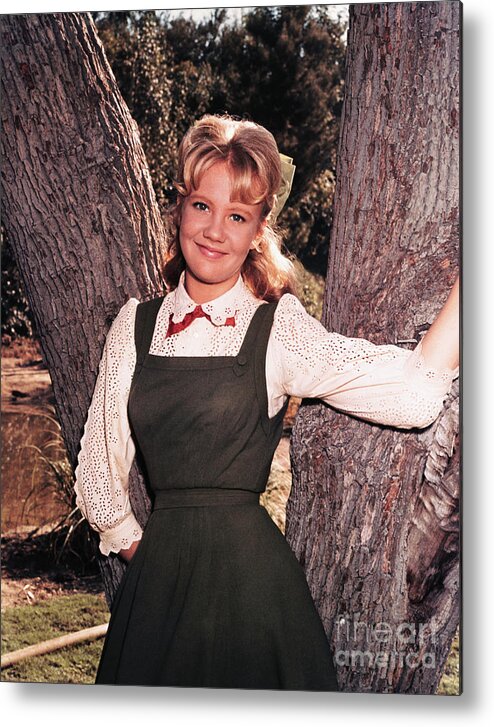 People Metal Print featuring the photograph Portrait Of Hayley Mills by Bettmann