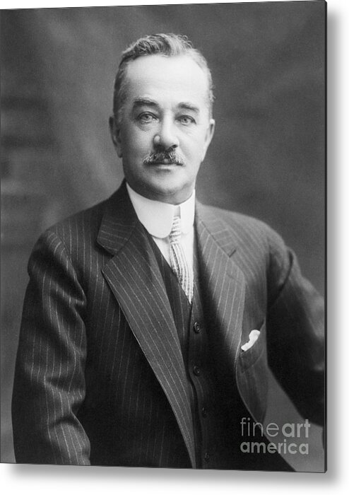 Mature Adult Metal Print featuring the photograph Portrait Of Milton S. Hershey by Bettmann