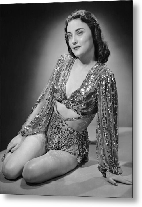 People Metal Print featuring the photograph Portrait Of Woman In Lame Outfit by George Marks