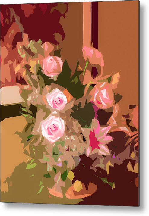 Flowers Metal Print featuring the photograph Rose Light 2 AR by Ginger Stein