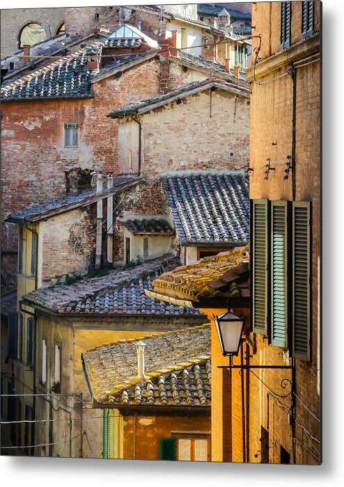 Cityscape Metal Print featuring the photograph Siena Sunset by Michael Howard
