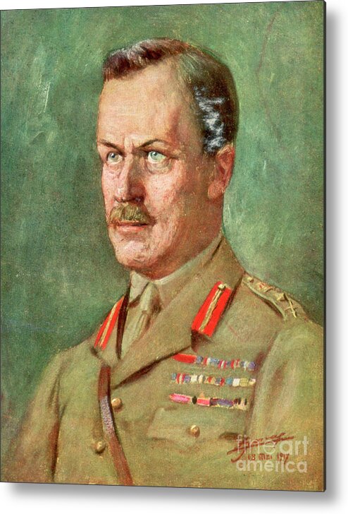 Battle Of Gallipoli Metal Print featuring the drawing Sir Julian Hedworth George Byng by Print Collector