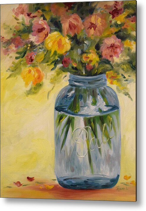 Painting Metal Print featuring the painting Spring by Rachel Lawson
