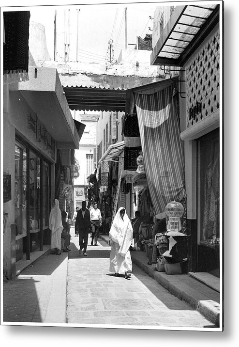 Tunis Metal Print featuring the photograph Street Scene Is Tunis by American Stock Archive