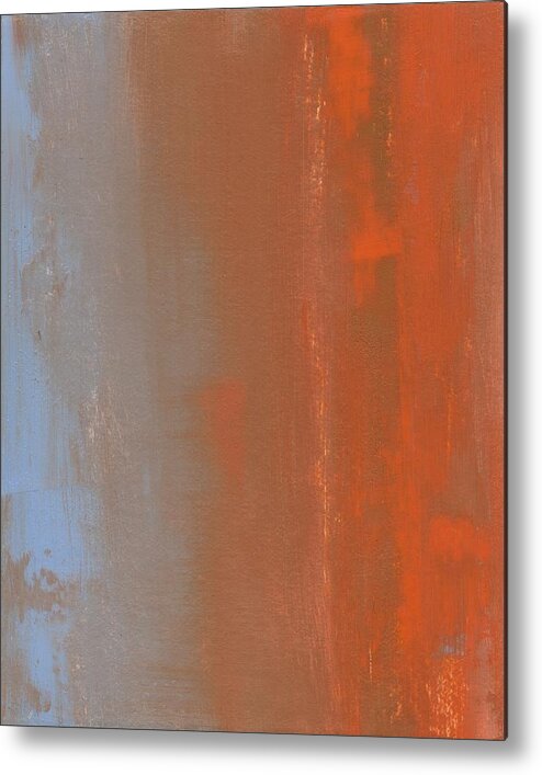 Abstract Metal Print featuring the painting Tango I by Sharon Gordon