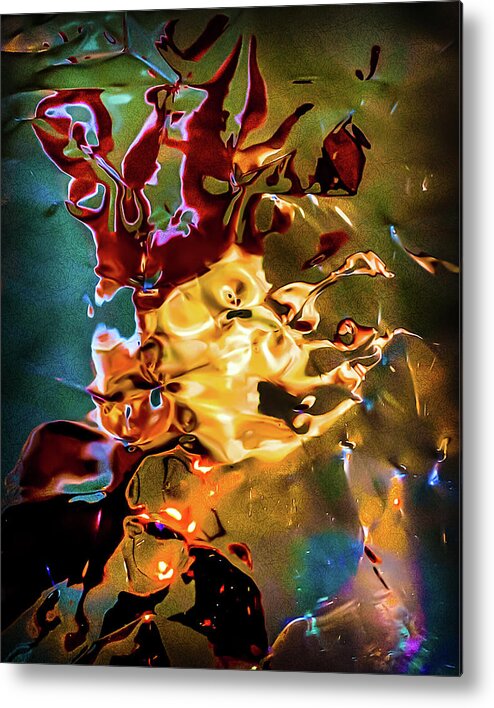 Abstract Metal Print featuring the digital art The Fool by Liquid Eye